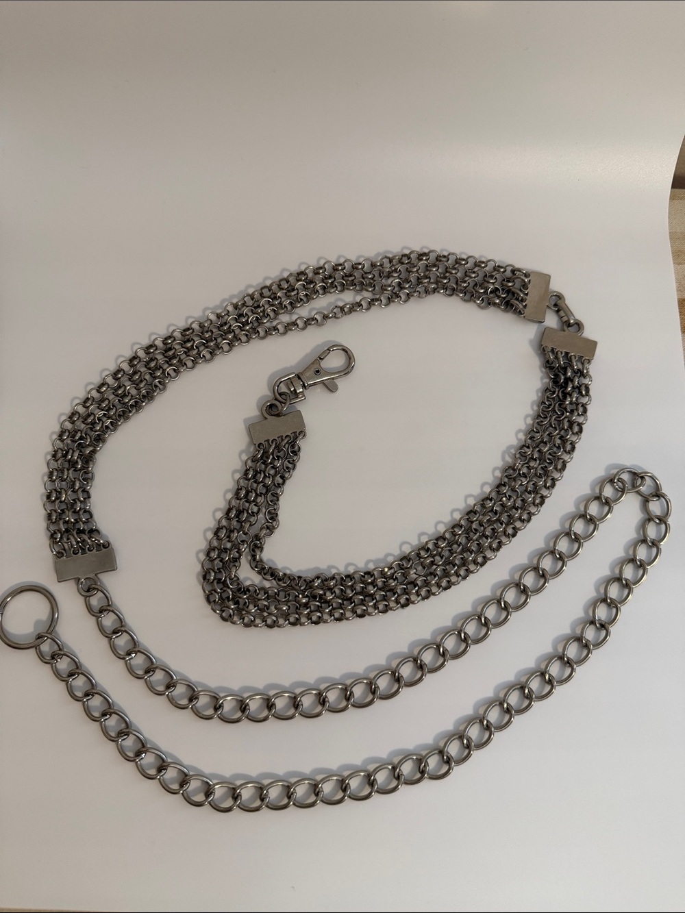 Silver Chain Belt Accessory - Picture 2 of 5